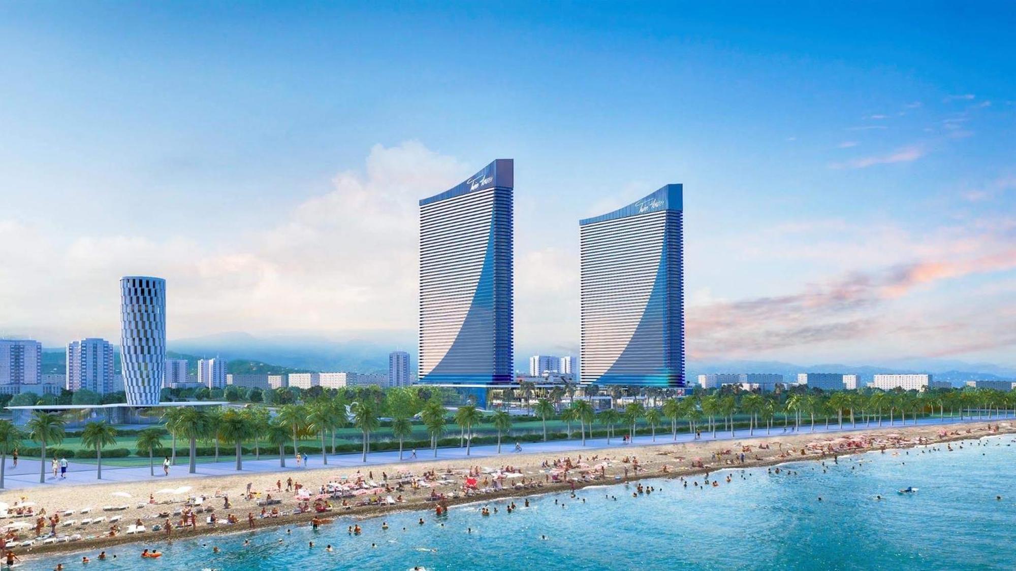 바투미 Orbi City Luxury Towers 아파트 호텔 외부 사진